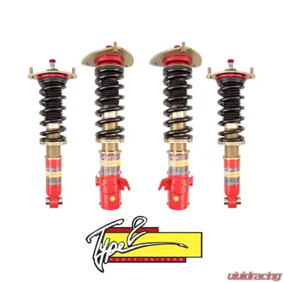 Function and Form Type 2 Coilovers w/Adjustable Damping Subaru WRX 08-22 - 28700308